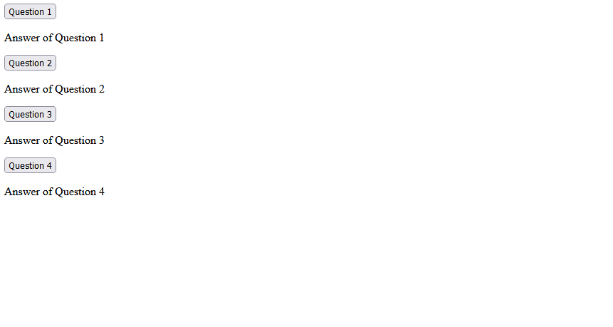 output of html in browser